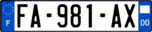 FA-981-AX