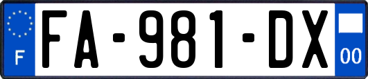 FA-981-DX