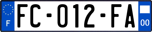 FC-012-FA