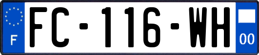 FC-116-WH