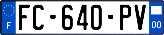 FC-640-PV