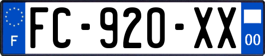 FC-920-XX