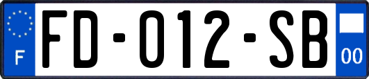 FD-012-SB