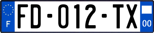 FD-012-TX