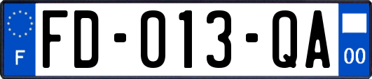 FD-013-QA