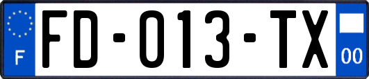 FD-013-TX