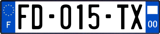 FD-015-TX