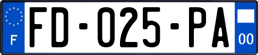 FD-025-PA