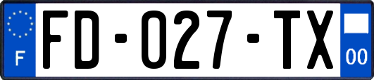 FD-027-TX