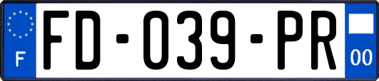 FD-039-PR