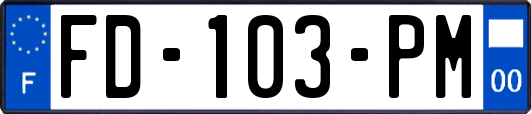 FD-103-PM