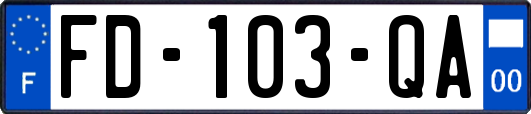 FD-103-QA