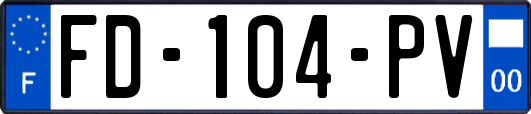 FD-104-PV