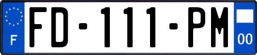 FD-111-PM