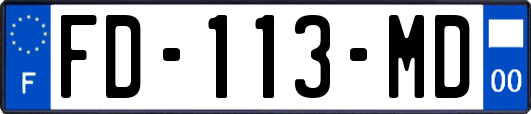 FD-113-MD
