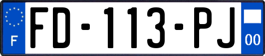 FD-113-PJ