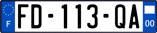 FD-113-QA