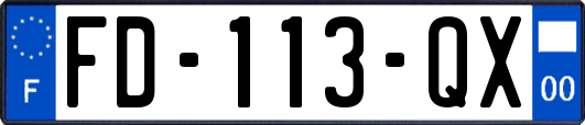 FD-113-QX