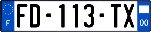 FD-113-TX