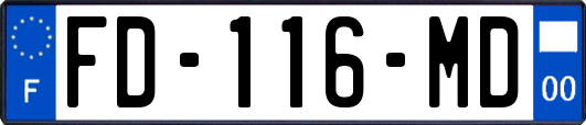 FD-116-MD