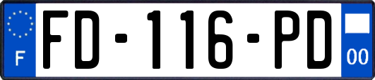 FD-116-PD