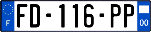 FD-116-PP