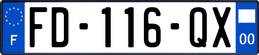FD-116-QX