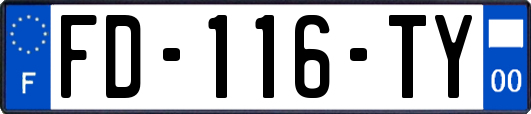 FD-116-TY
