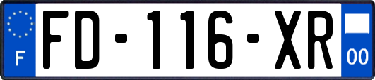 FD-116-XR