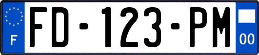 FD-123-PM