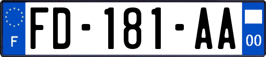 FD-181-AA