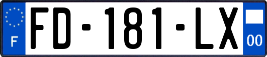 FD-181-LX