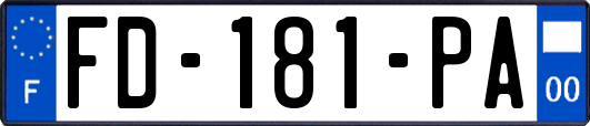 FD-181-PA