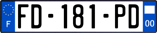 FD-181-PD