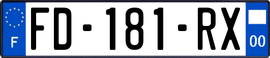 FD-181-RX