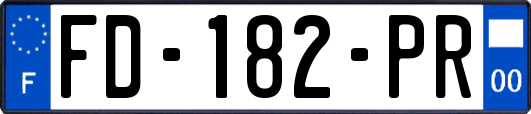 FD-182-PR