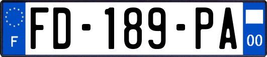FD-189-PA