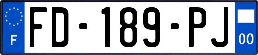 FD-189-PJ