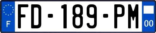 FD-189-PM