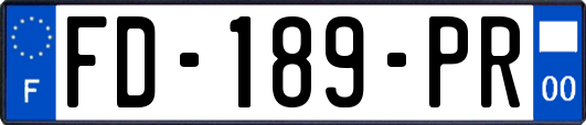 FD-189-PR