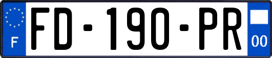 FD-190-PR