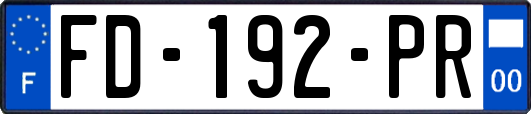 FD-192-PR