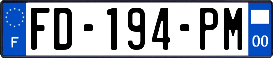 FD-194-PM