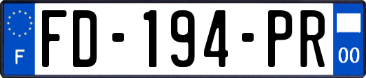 FD-194-PR