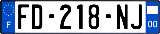 FD-218-NJ