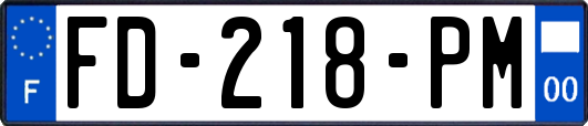 FD-218-PM