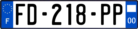 FD-218-PP