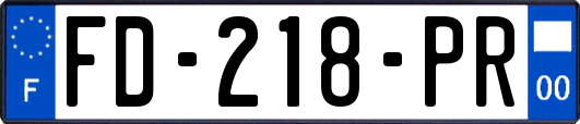 FD-218-PR