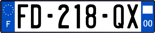 FD-218-QX