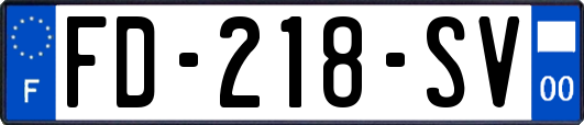 FD-218-SV